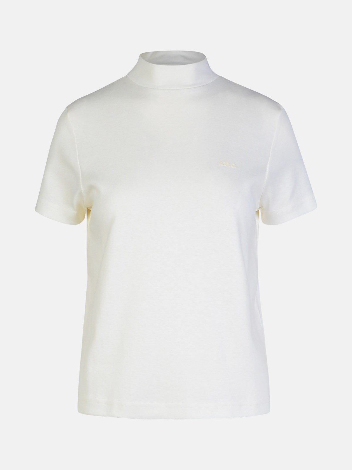 Shop Apc 'caroll' White Cotton T-shirt
