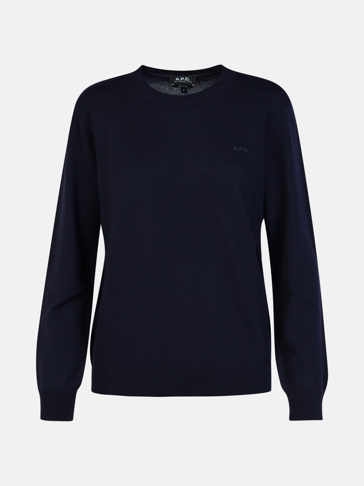 Apc 'philo' Navy Wool Sweater