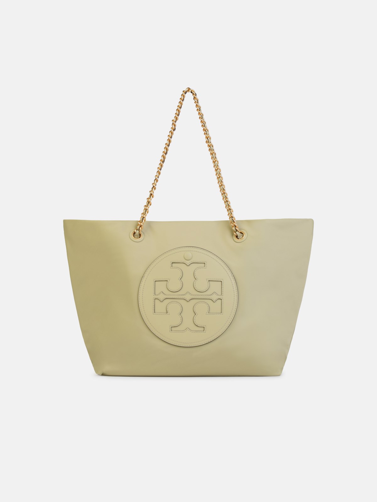 Shop Tory Burch 'ella Chain Tote' Light Green 'canvas' Bag