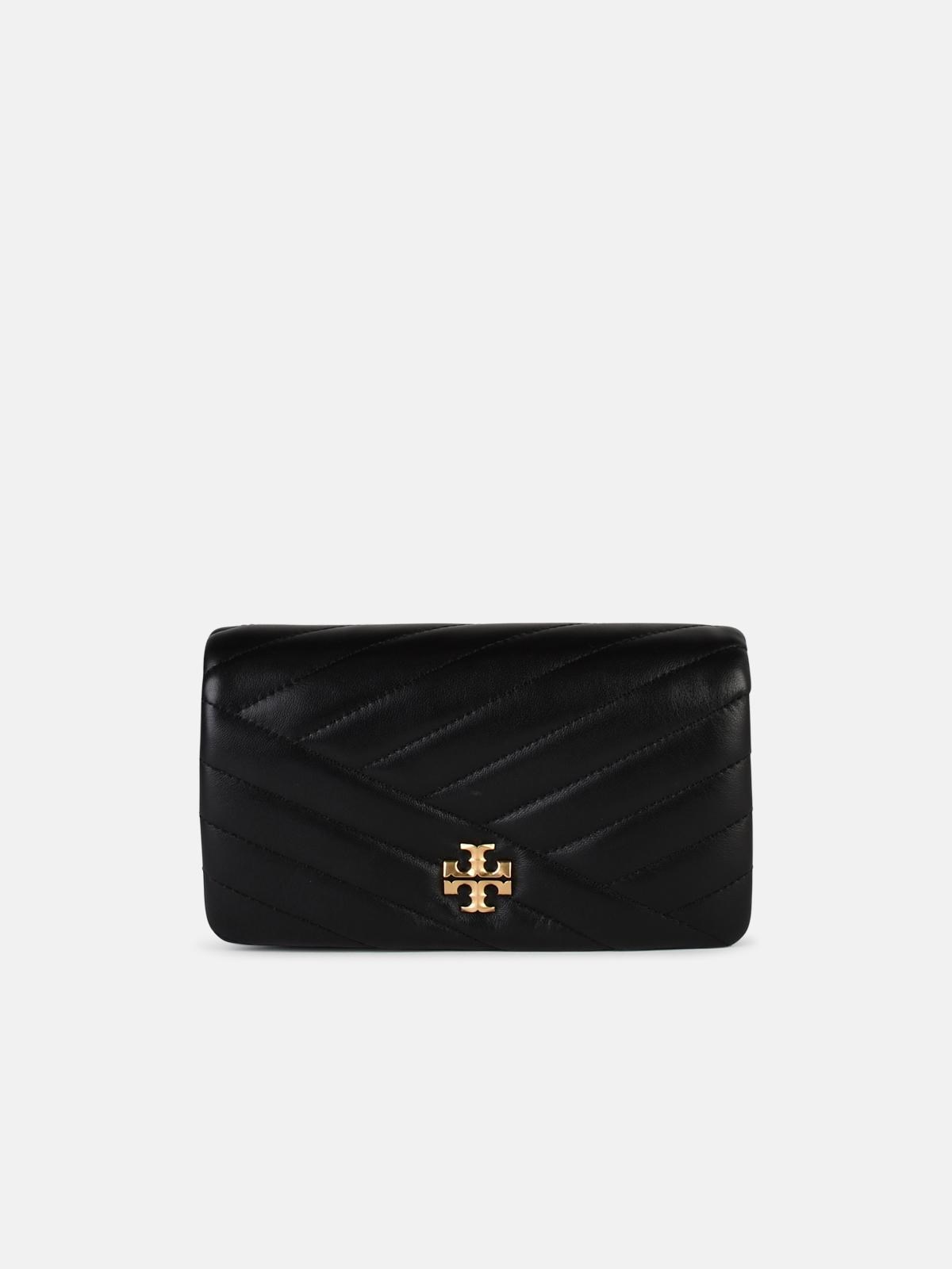 TORY BURCH 'KIRA' BLACK LEATHER WALLET 