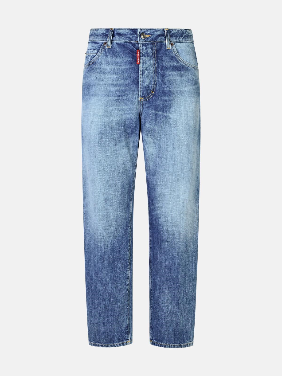 Dsquared2 'boston' Light Blue Denim Jeans