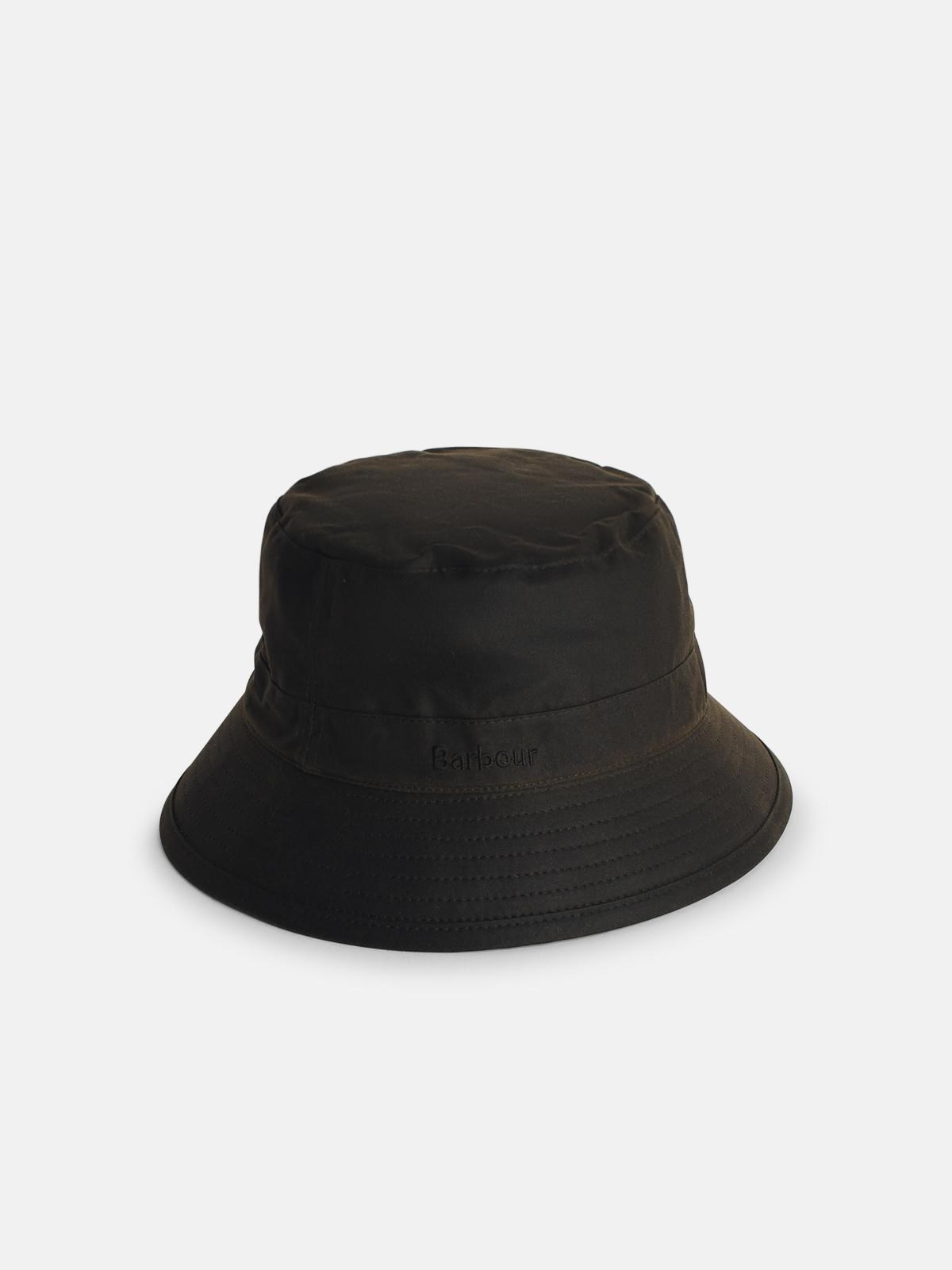 BARBOUR Dark Green Waxed Cotton Hat　BARBOUR ダークグリーン ワックスコットン ハット BARBOUR
