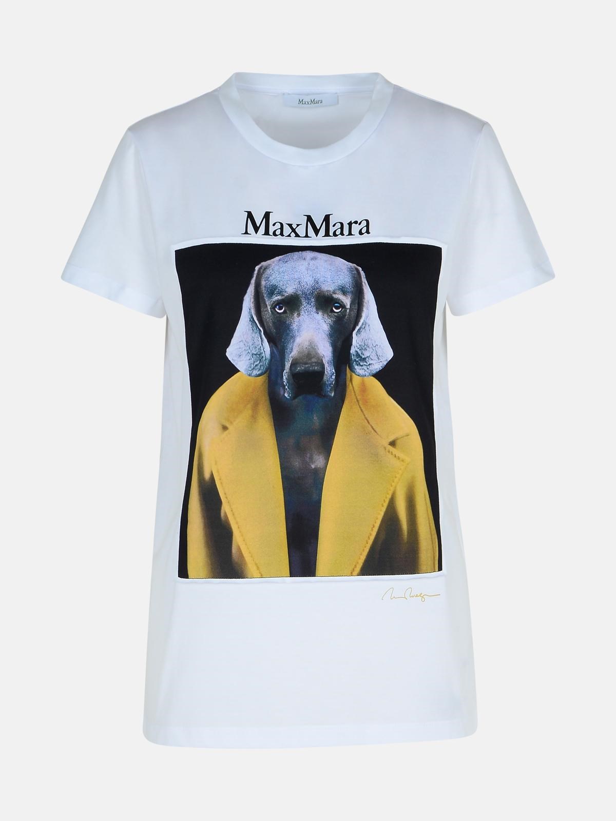 Max Mara 'cipria' White Cotton T-shirt