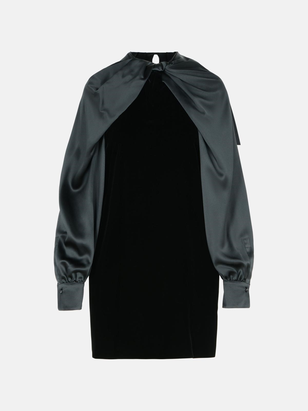 MAX MARA 'Zarelia' Black Silk Dress
