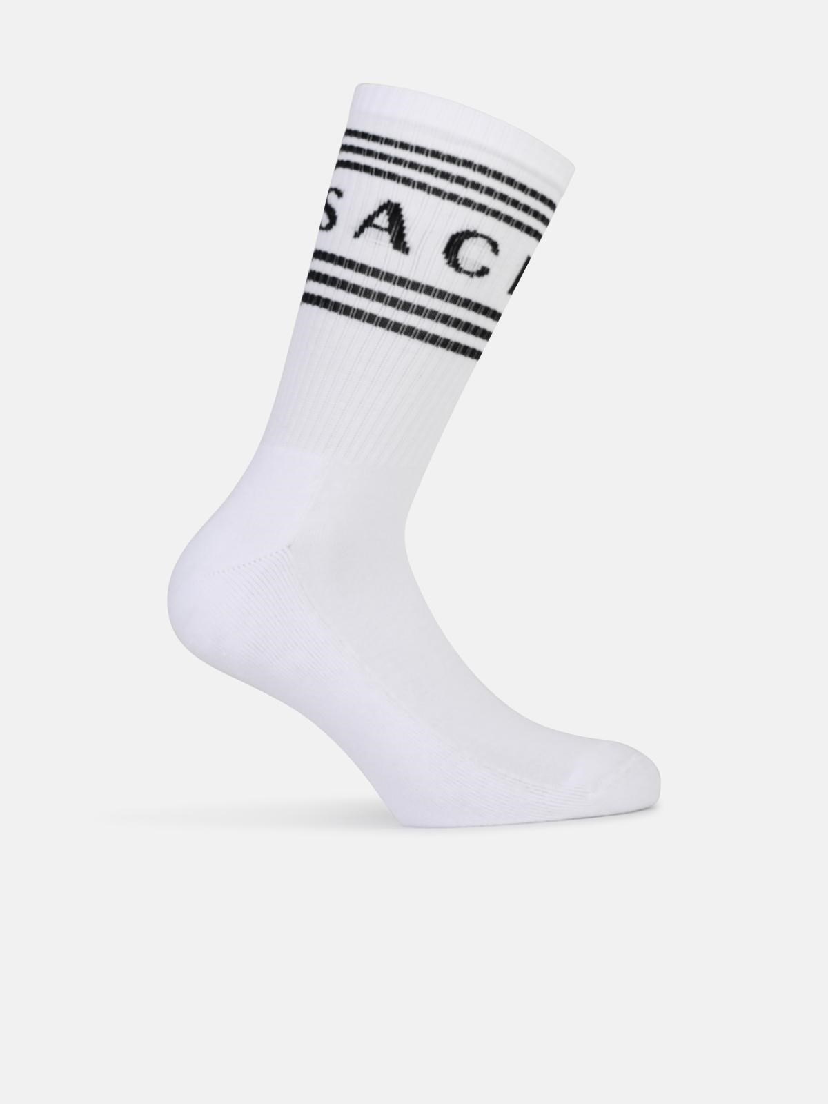 Versace White Cotton Socks