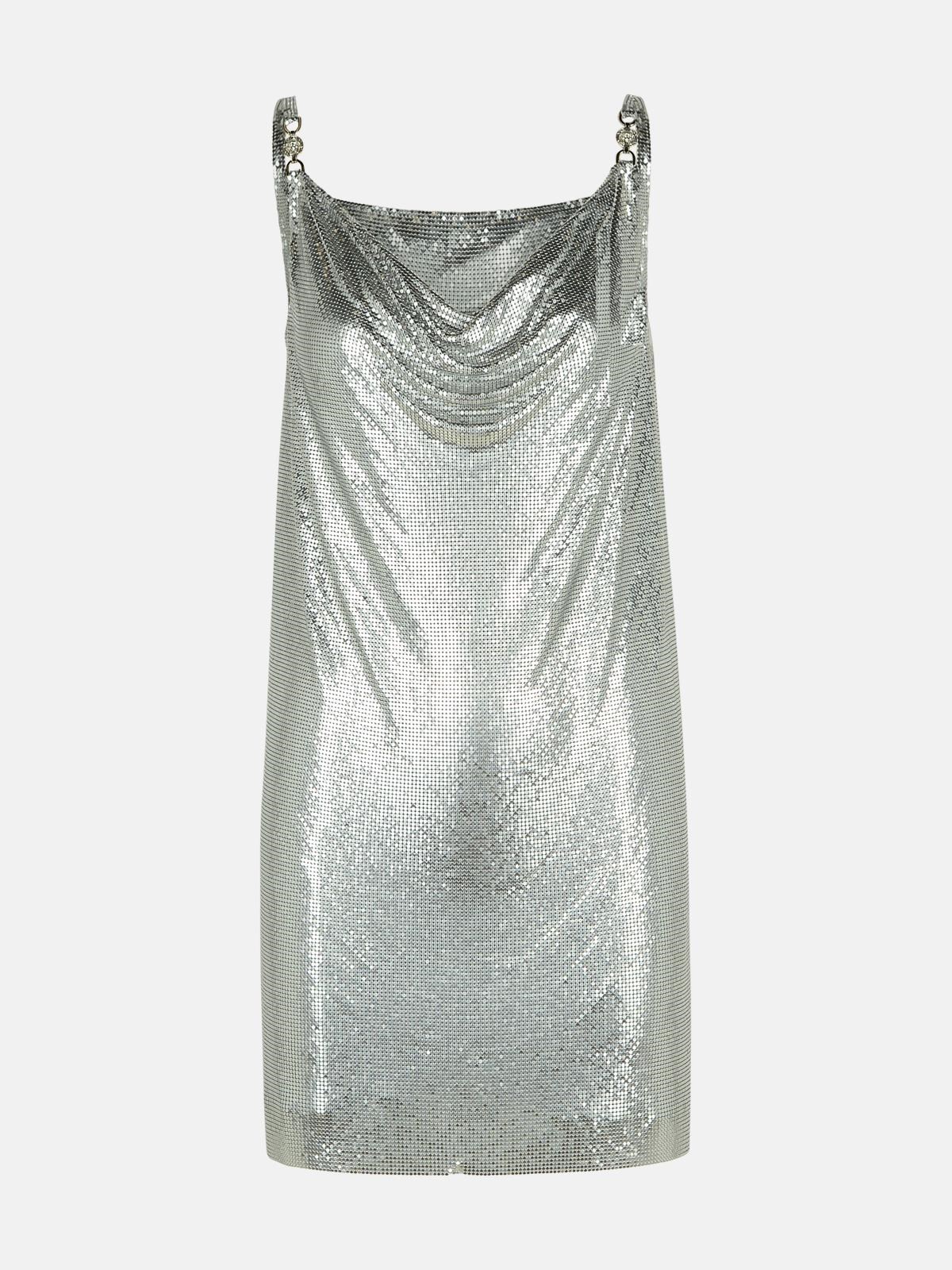 Versace Silver Metal Dress