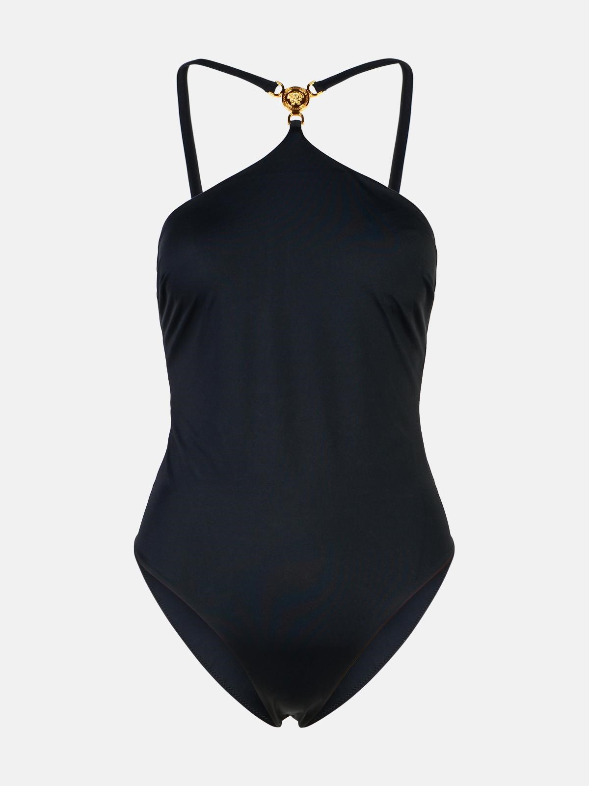 VERSACE Black Polyamide Blend One-Piece Swimsuit