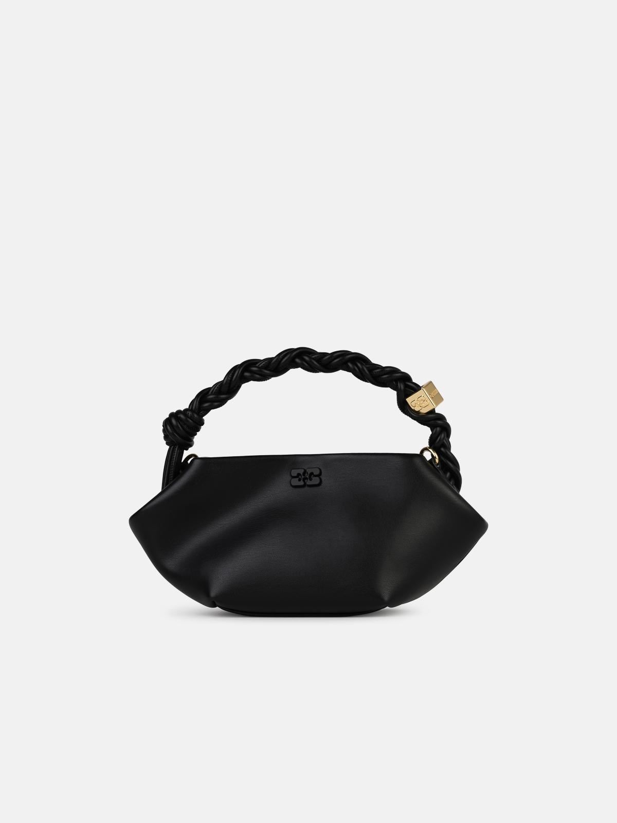 Ganni 'bou' Black Leather Mini Bag