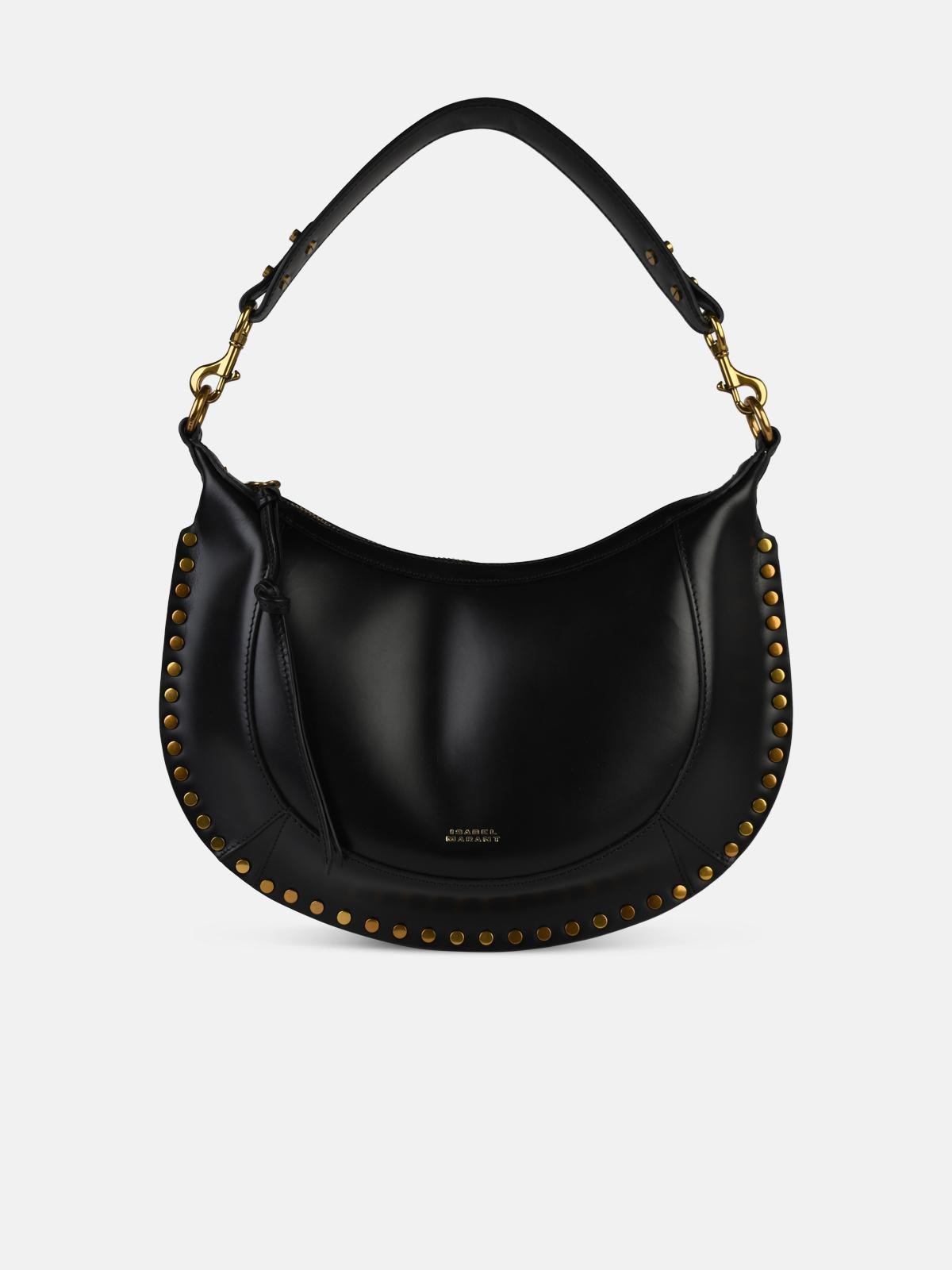 Shop Isabel Marant 'naoko' Black Leather Crossbody Bag