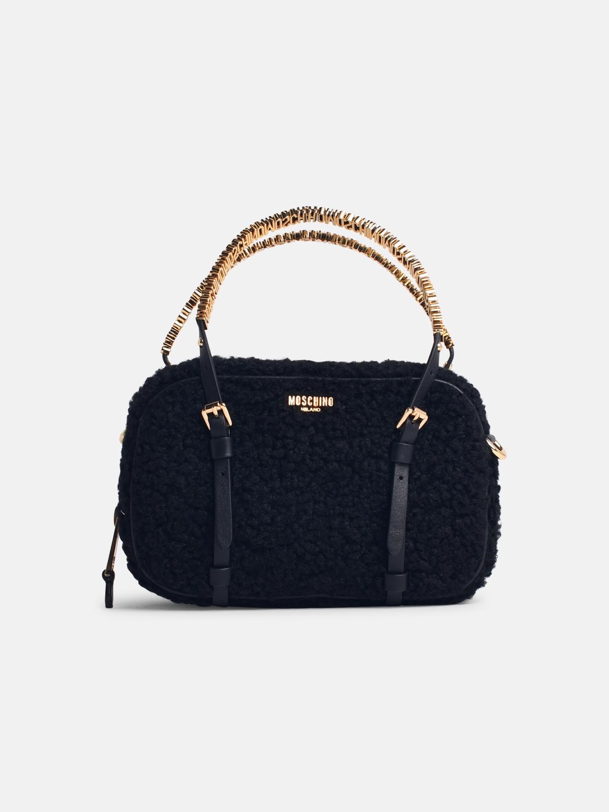 Shop Moschino 'soft' Black Polyester Bag