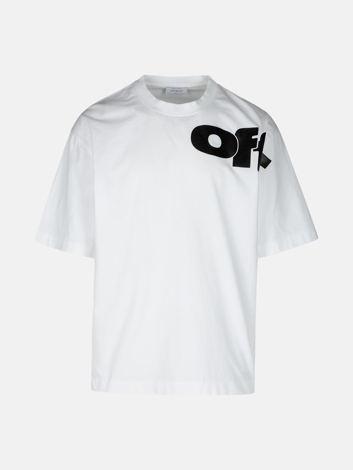 Shop Off-white 'shared' White Cotton T-shirt