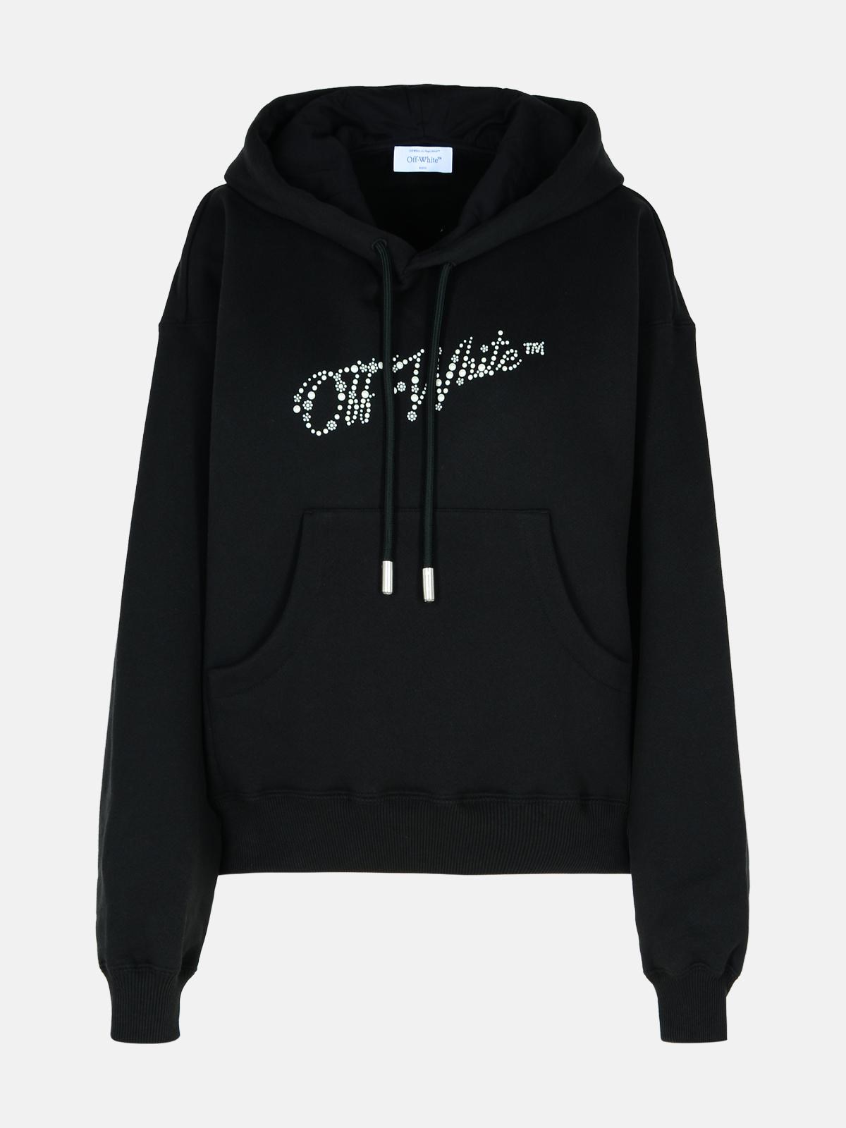 Off-White OFF-WHITE Black Cotton Sweatshirt　オフホワイト ブラック コットン スウェットシャツ