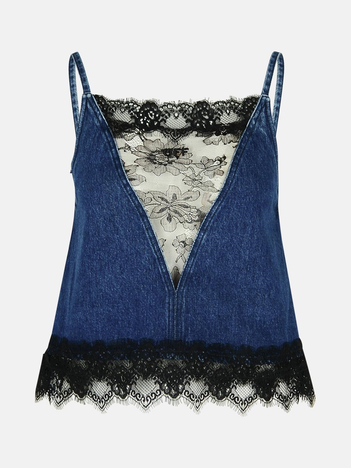 Off-White OFF-WHITE '20'S' Blue Denim Top　オフホワイト '20'S' ブルー デニム トップ