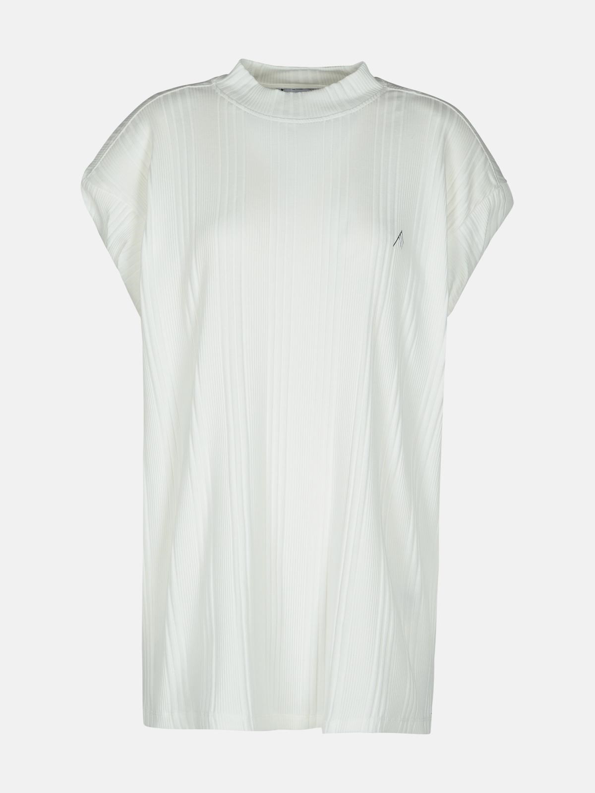 Shop Attico 'laurie' White Cotton T-shirt