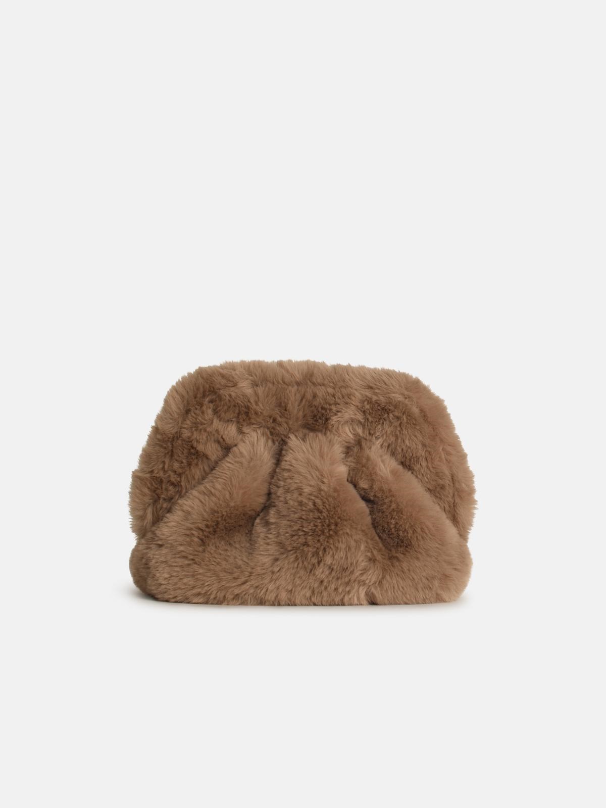 Themoirè 'gea Teddy' Beige Sorona Bag In Beige