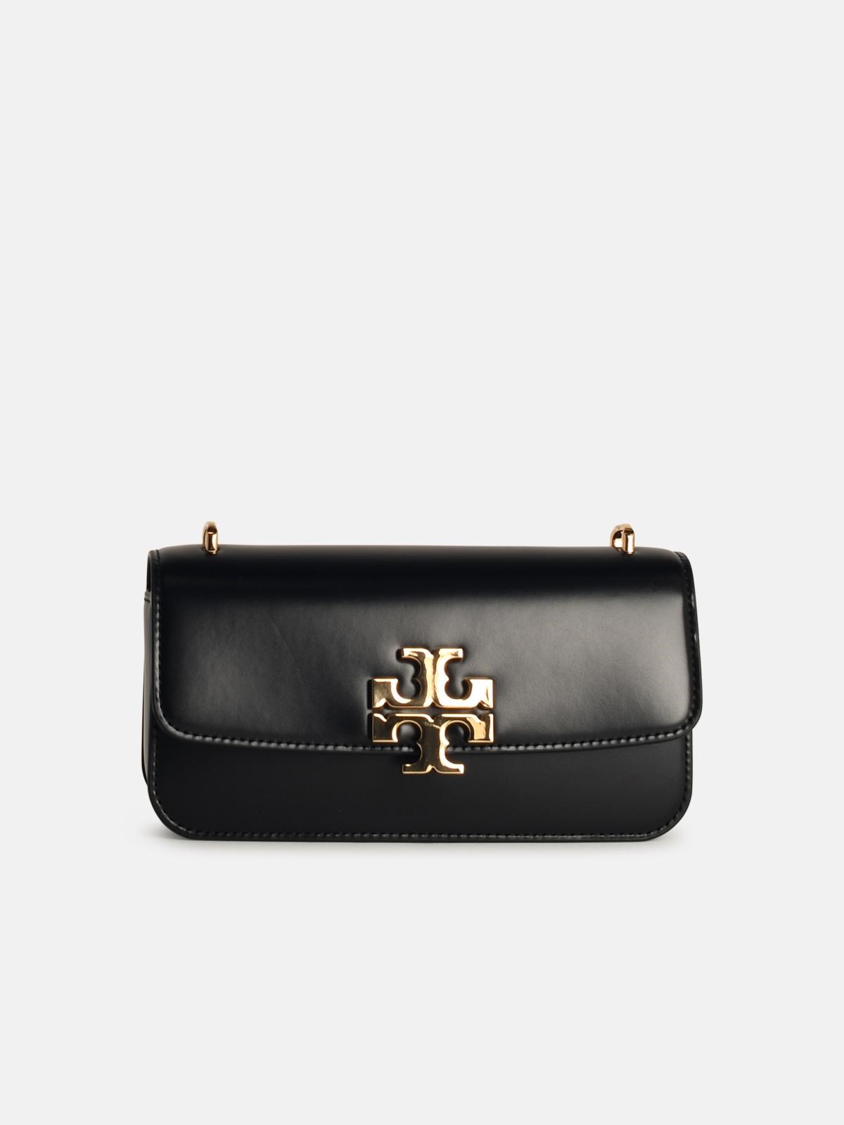 Tory Burch 'eleanor' Small Black Leather Crossbody Bag