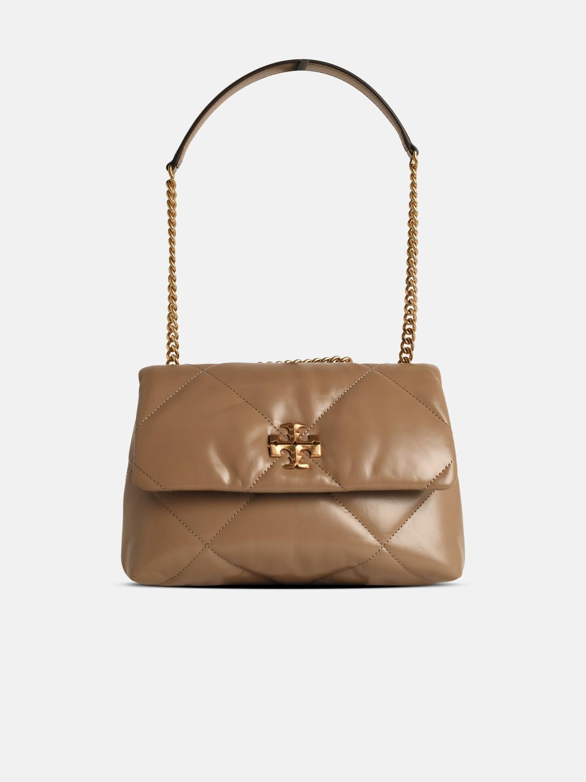 TORY BURCH Picola 'Kira' Crossbody Bag In Beige Leather