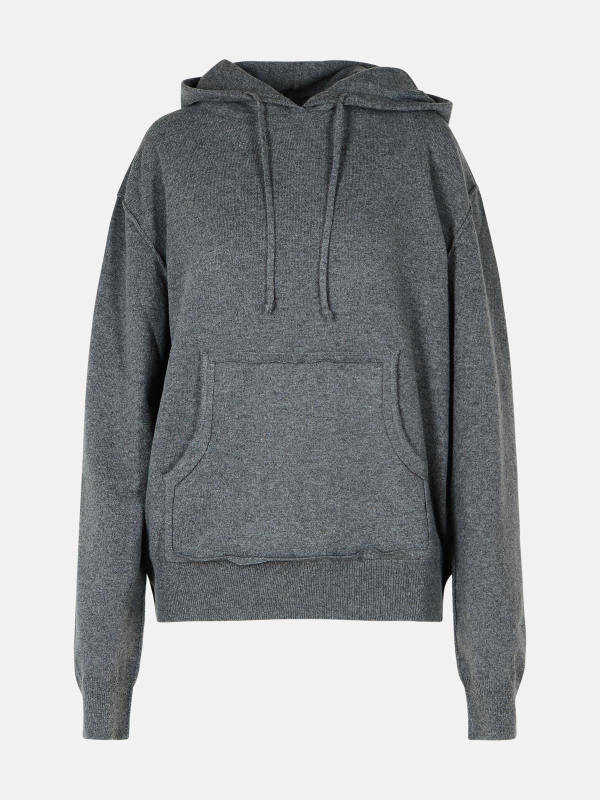 Maison Margiela MAISON MARGIELA Grey Wool Blend Sweater　MAISON MARGIELA グレー ウール ブレンド セーター