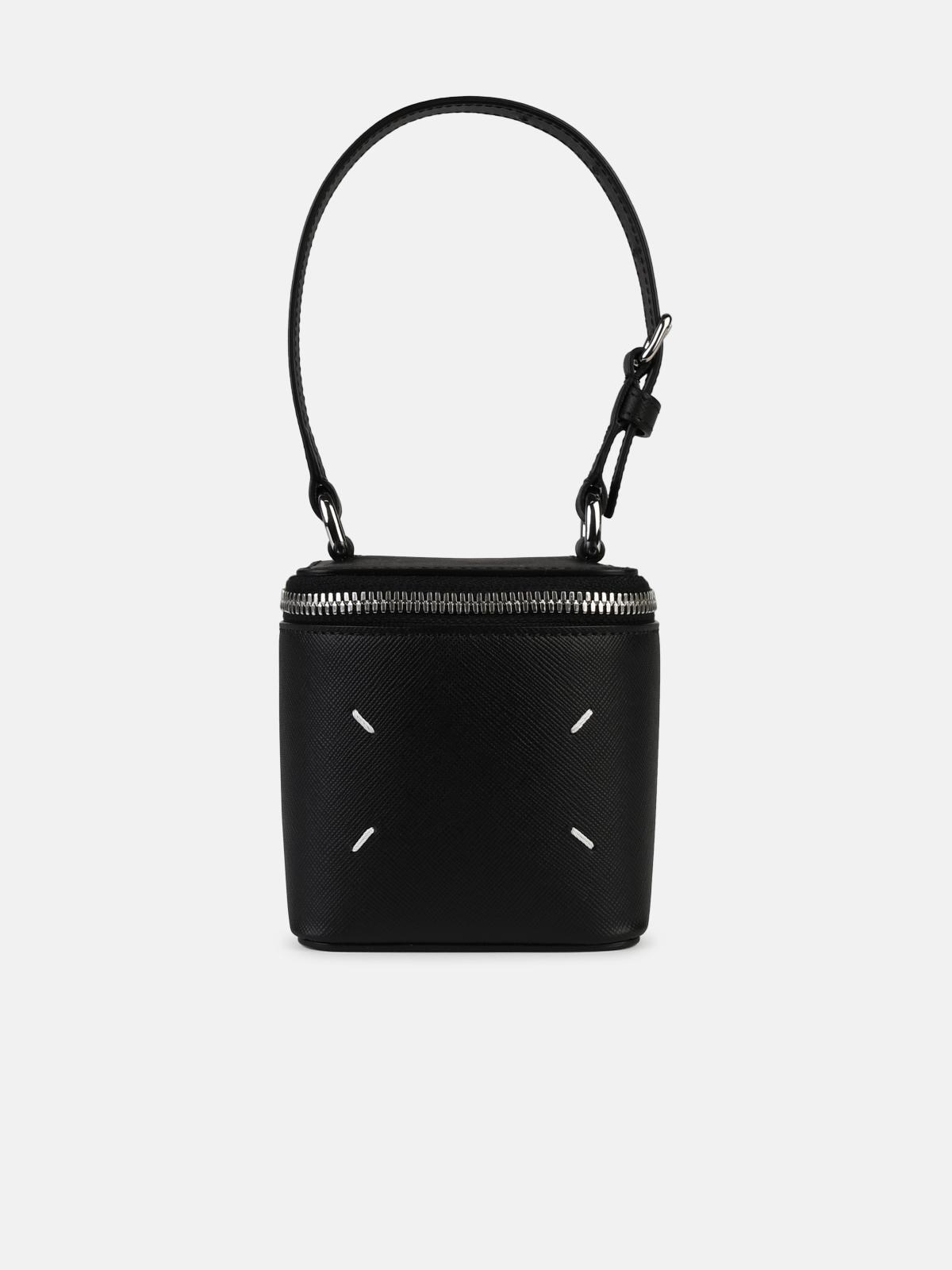 MAISON MARGIELA 'Mircro-Cube' Black Leather Coin Purse　メゾン マルジェラ マイクロキューブ ブラック レザー コインケース MAISON