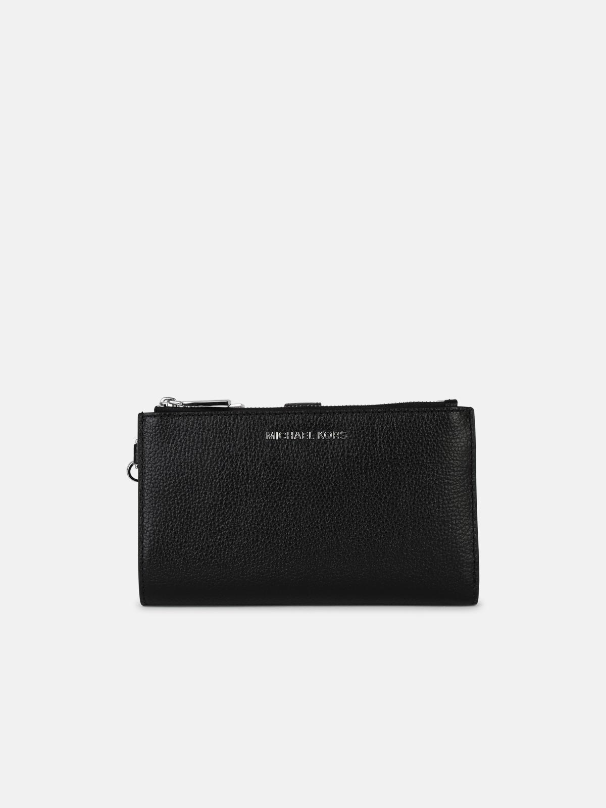 Shop Michael Michael Kors 'jet Set' Black Leather Wallet