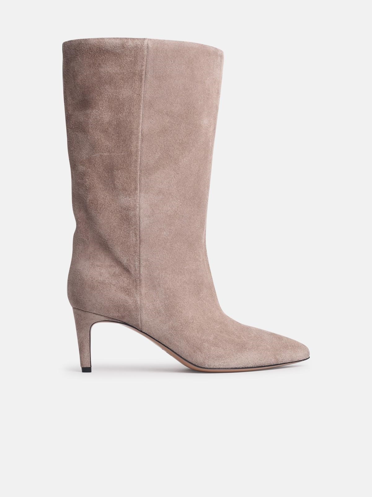 Shop Paris Texas 'stiletto' Beige Suede Boots