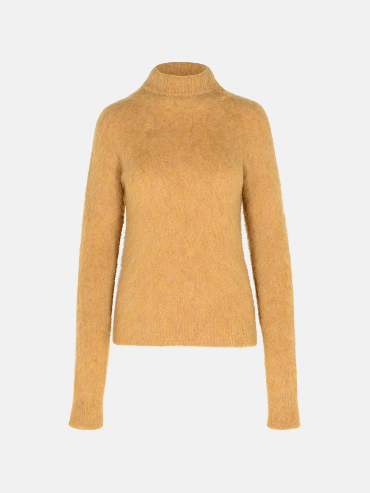 Shop Sportmax 'elgar Brown Alpaca Blend Sweater