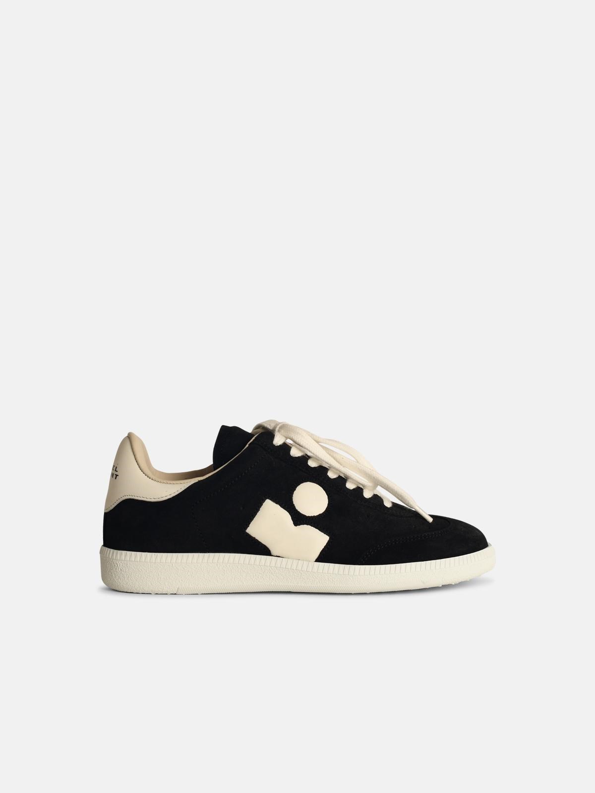 MARANT ETOILE 'BRYCE' BLACK SUEDE SNEAKERS 