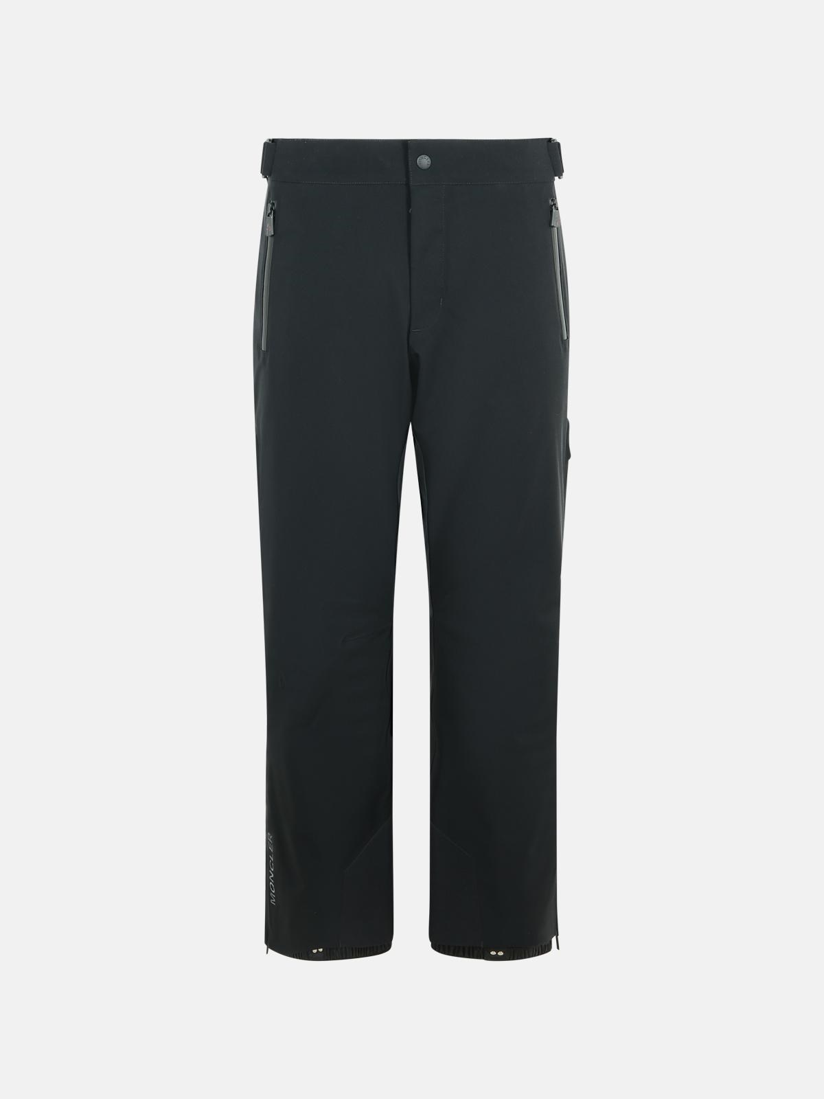 Moncler Black Gore-tex Ski Pants In Black