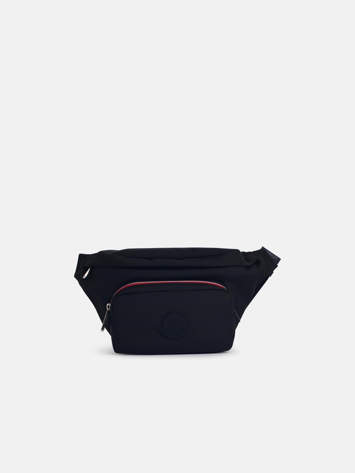 Shop Moncler 'durance' Black Nylon Belt Bag