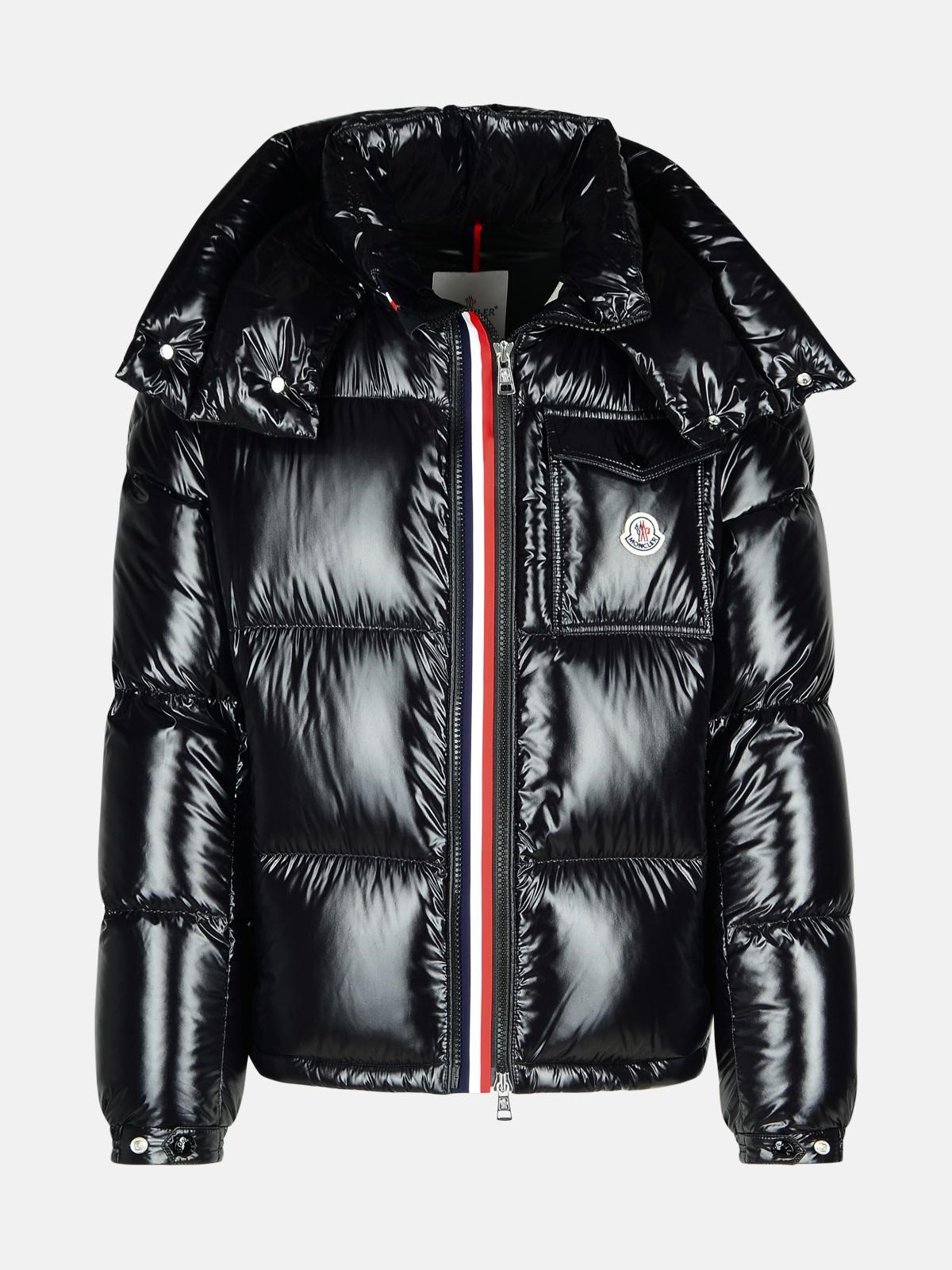 Moncler 'montbeliard' Black Nylon Down Jacket In Black