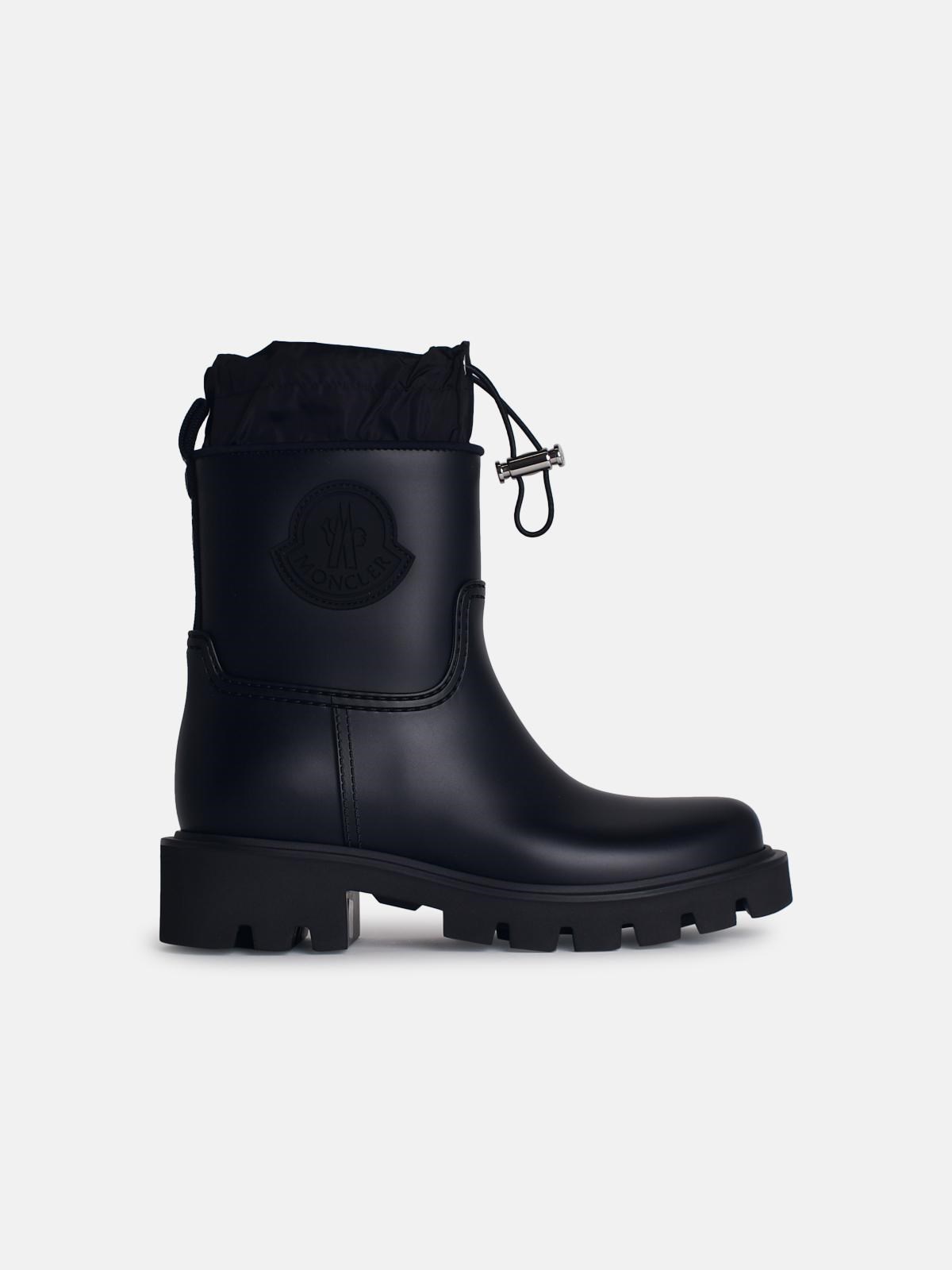 Moncler 'kickstream' Black Leather Blend Polacchino
