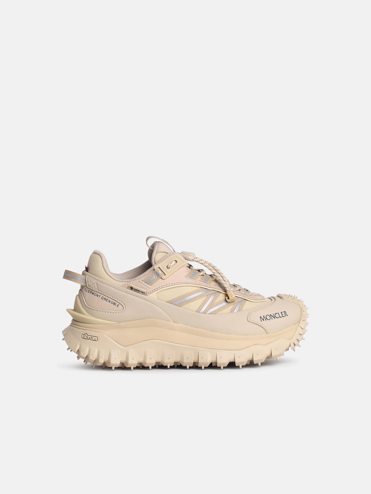 Moncler 'trailgrip Gtx' Beige Polyamide Sneakers In Beige
