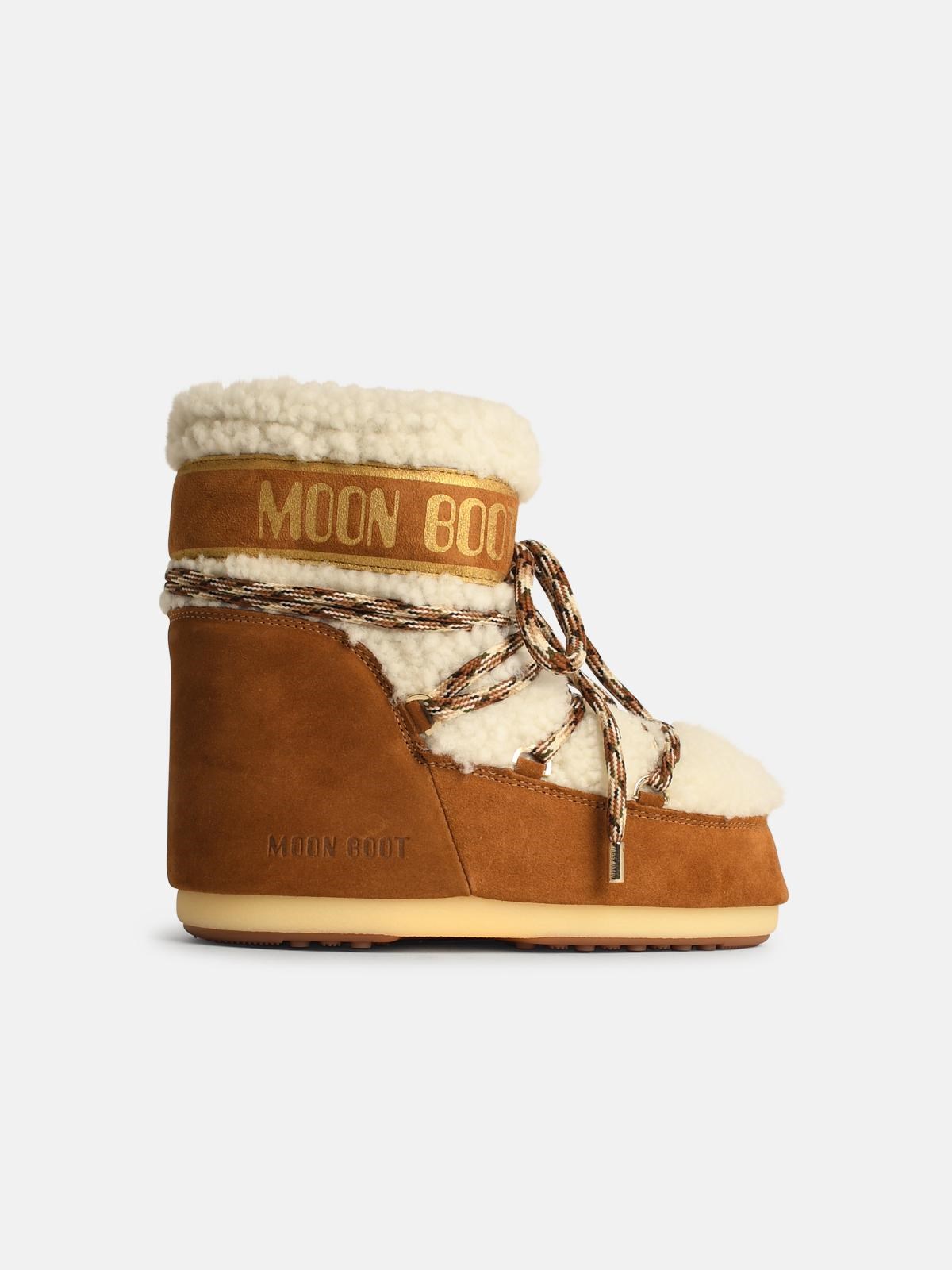 Moonboot Moon Boot 'icon' In Beige Shearling