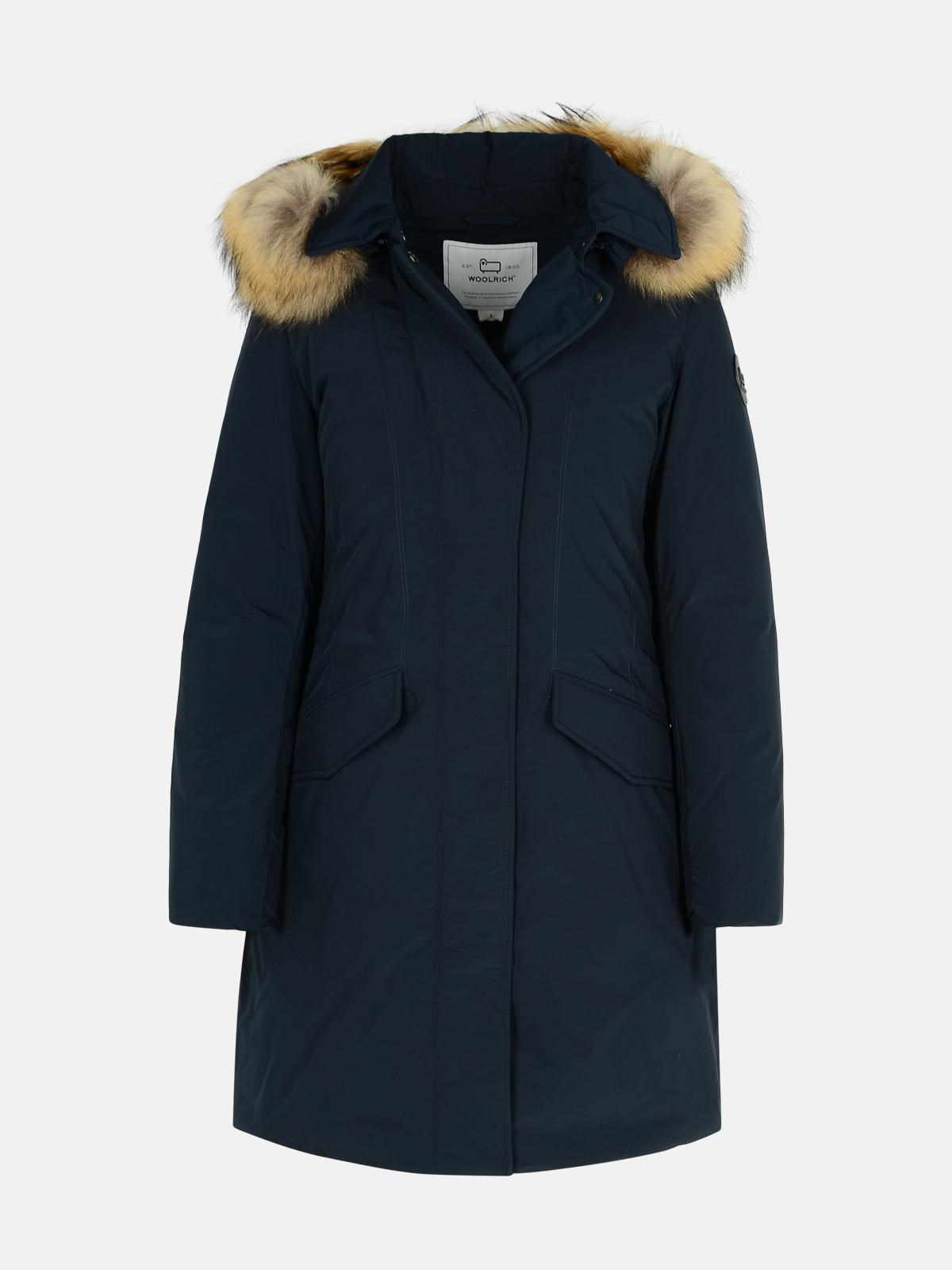 WOOLRICH 'MODERN VAIL' BLUE POLYESTER PARKA 