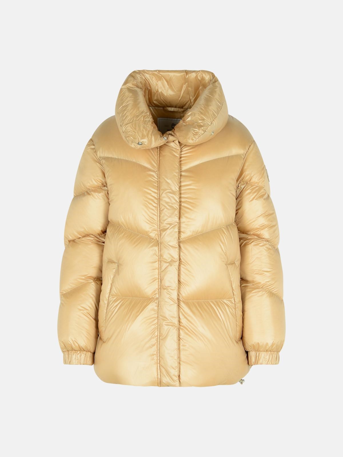 WOOLRICH 'ALIQUIPPA' BEIGE POLYAMIDE DOWN JACKET 