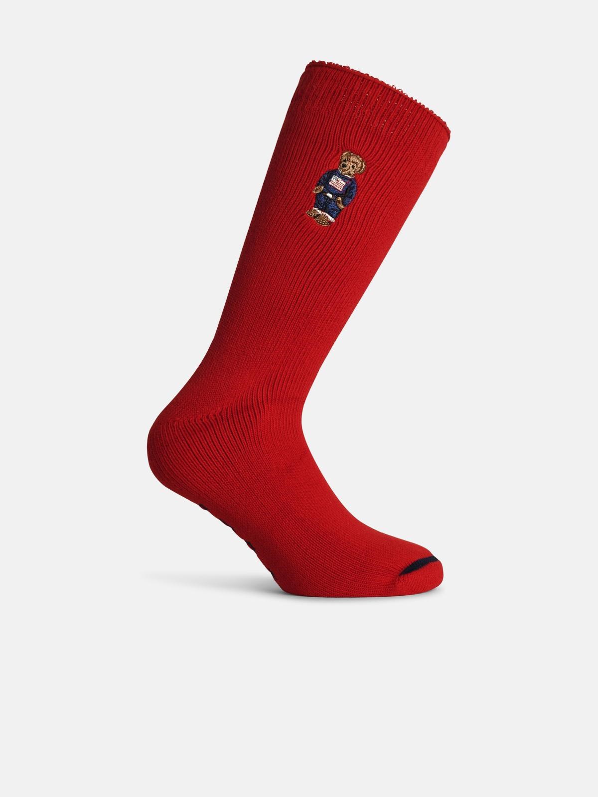 Polo Ralph Lauren 'bear' Multicolor Cotton Socks In Multi