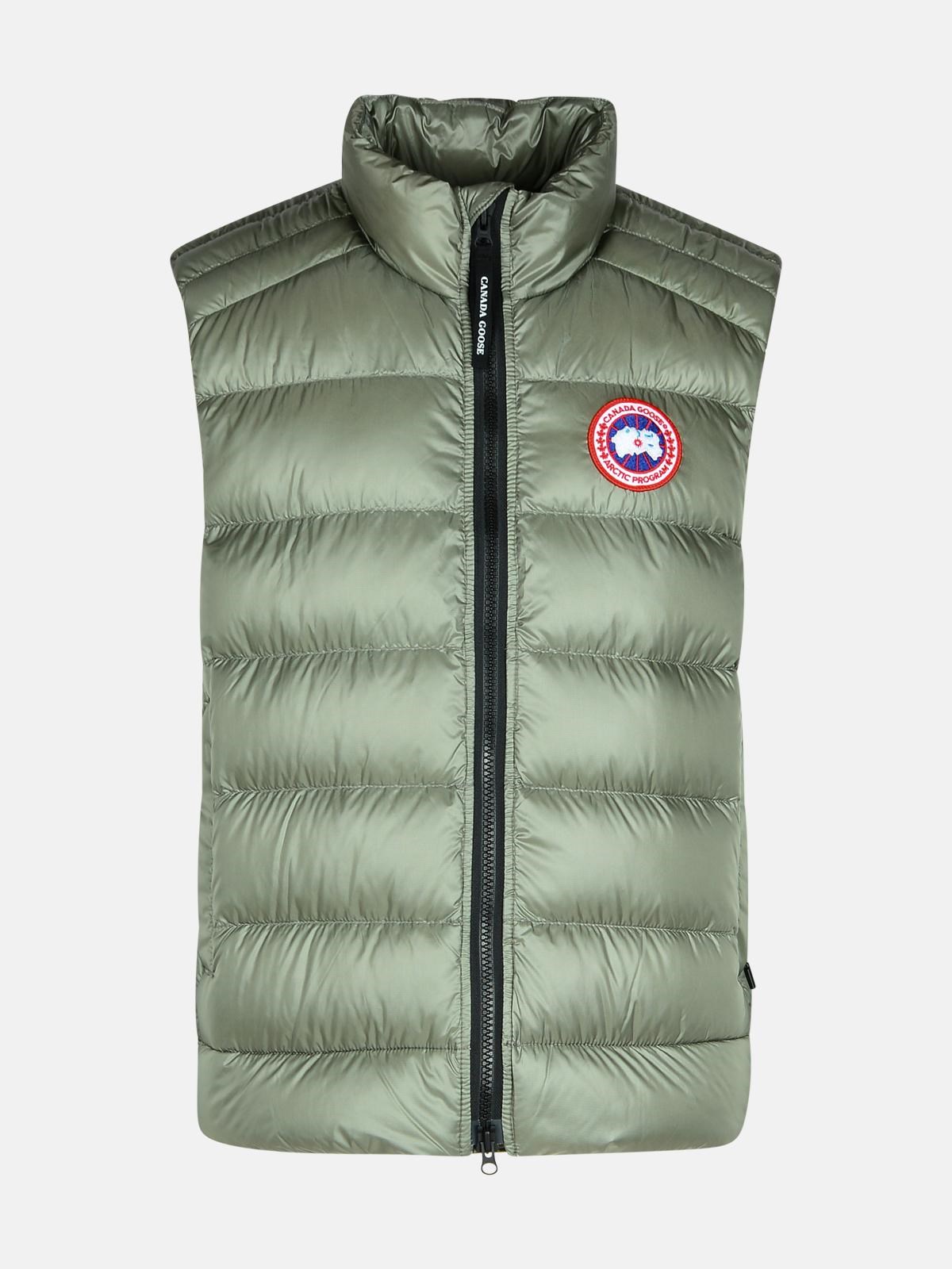 Shop Canada Goose 'crofton' Green Polyamide Vest