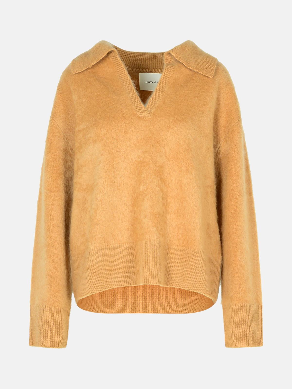 Lisa Yang 'kerry' Beige Cashmere Sweater