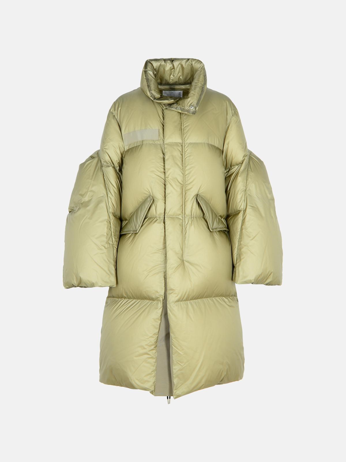 Sacai 'padded' Green Nylon Parka