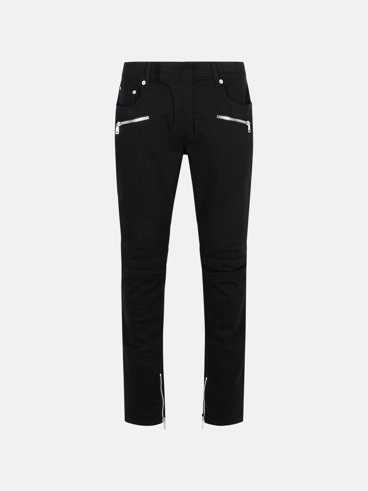 Balmain 'biker' Black Denim Jeans