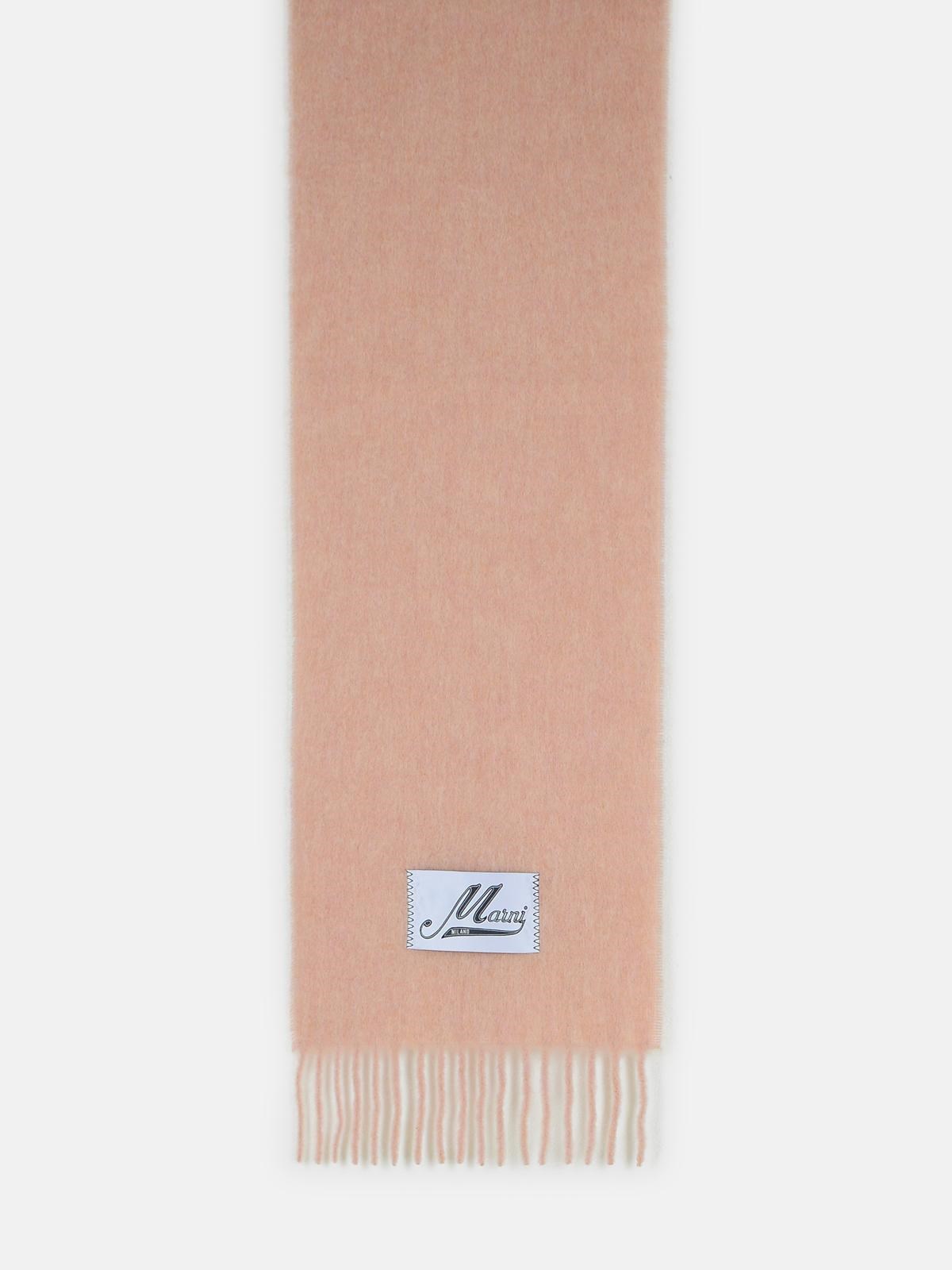 Marni Light Pink Alpaca Scarf In Pink