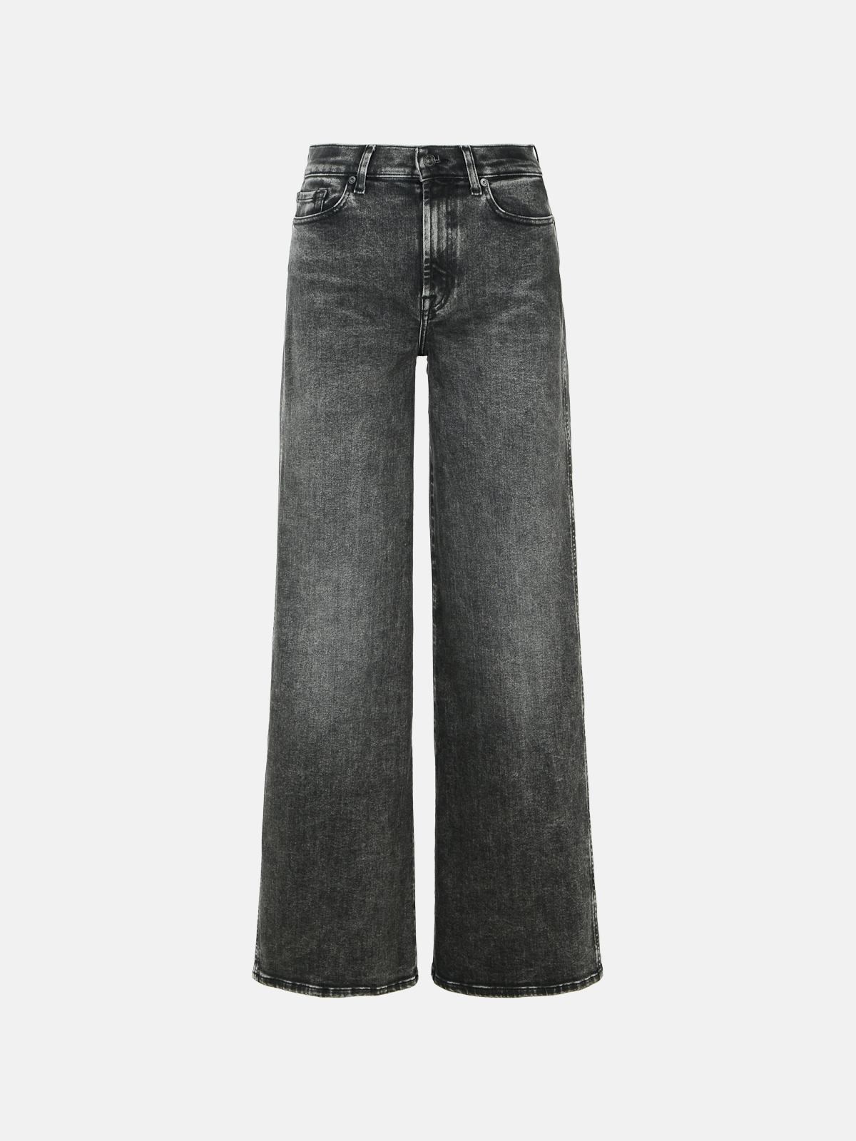 7 For All Mankind 'lotta Night' Black Denim Jeans