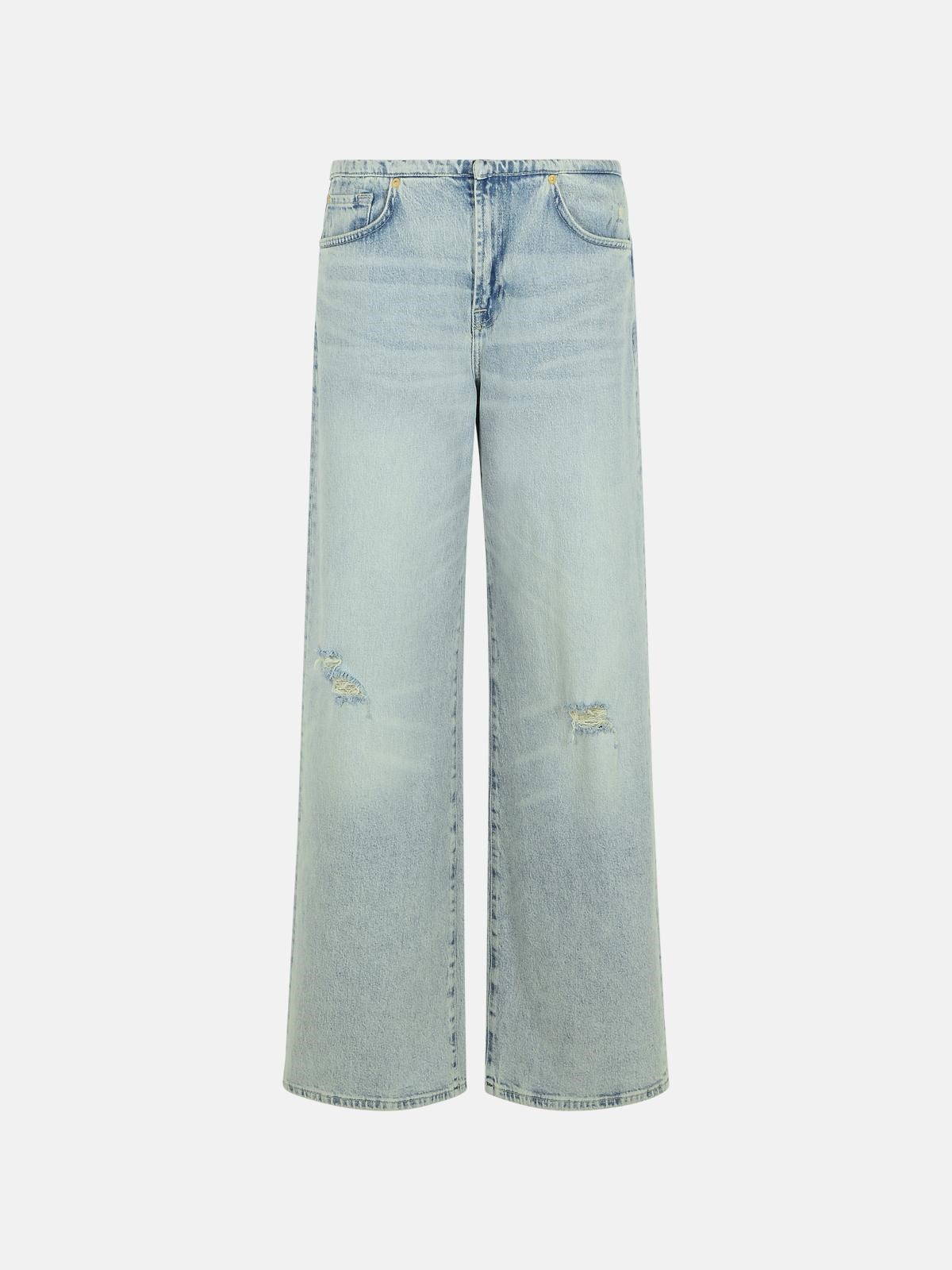 7 For All Mankind 'sunkissed' Light Blue Denim Jeans