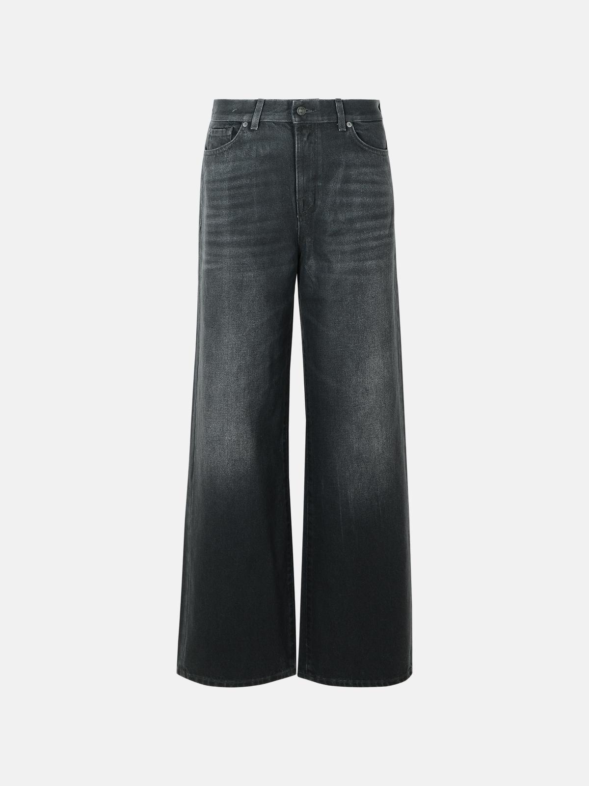 7 For All Mankind 'liquorice' Black Denim Jeans