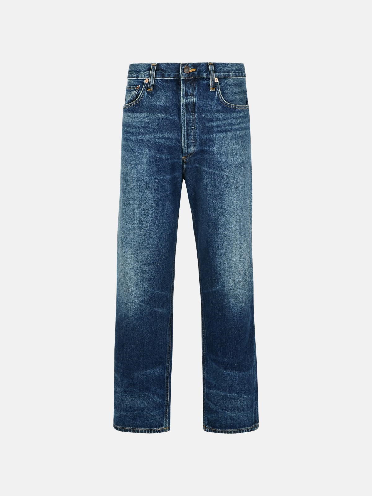 Agolde '90's' Blue Denim Jeans In Blue