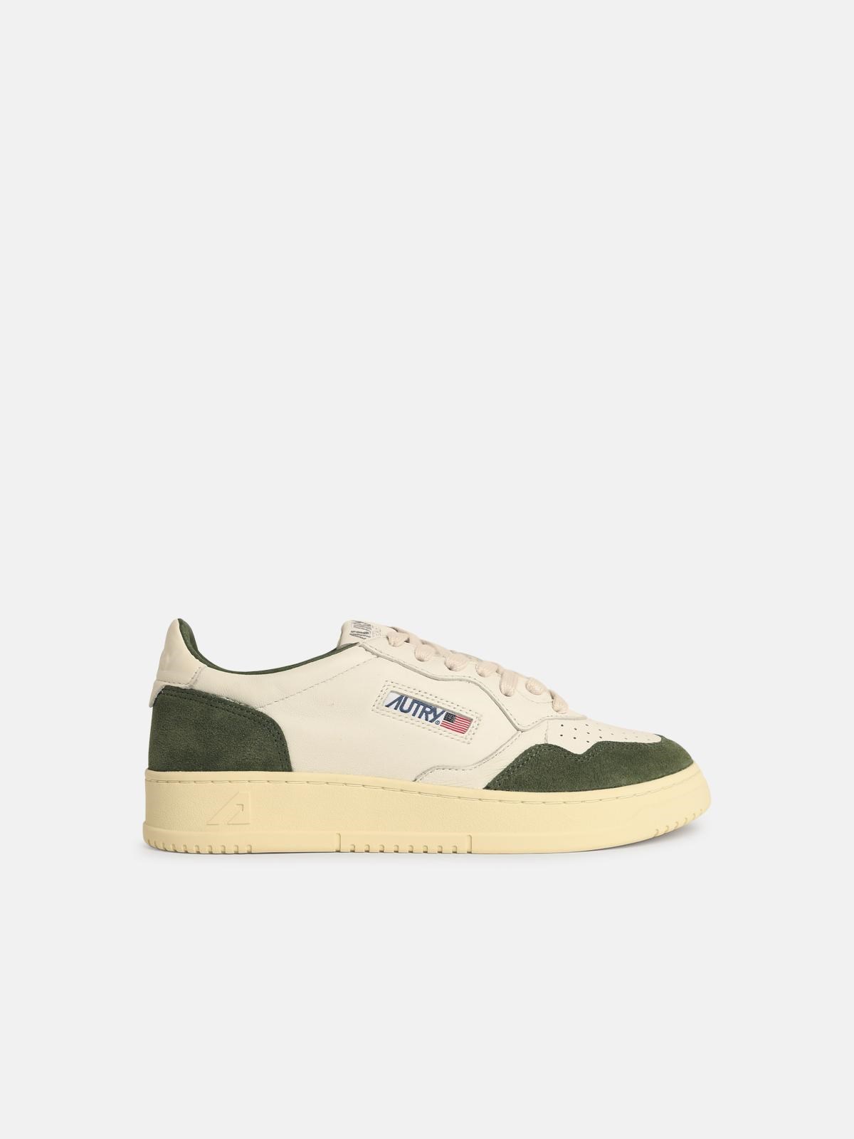 Autry 'medialist' Green Suede Sneakers