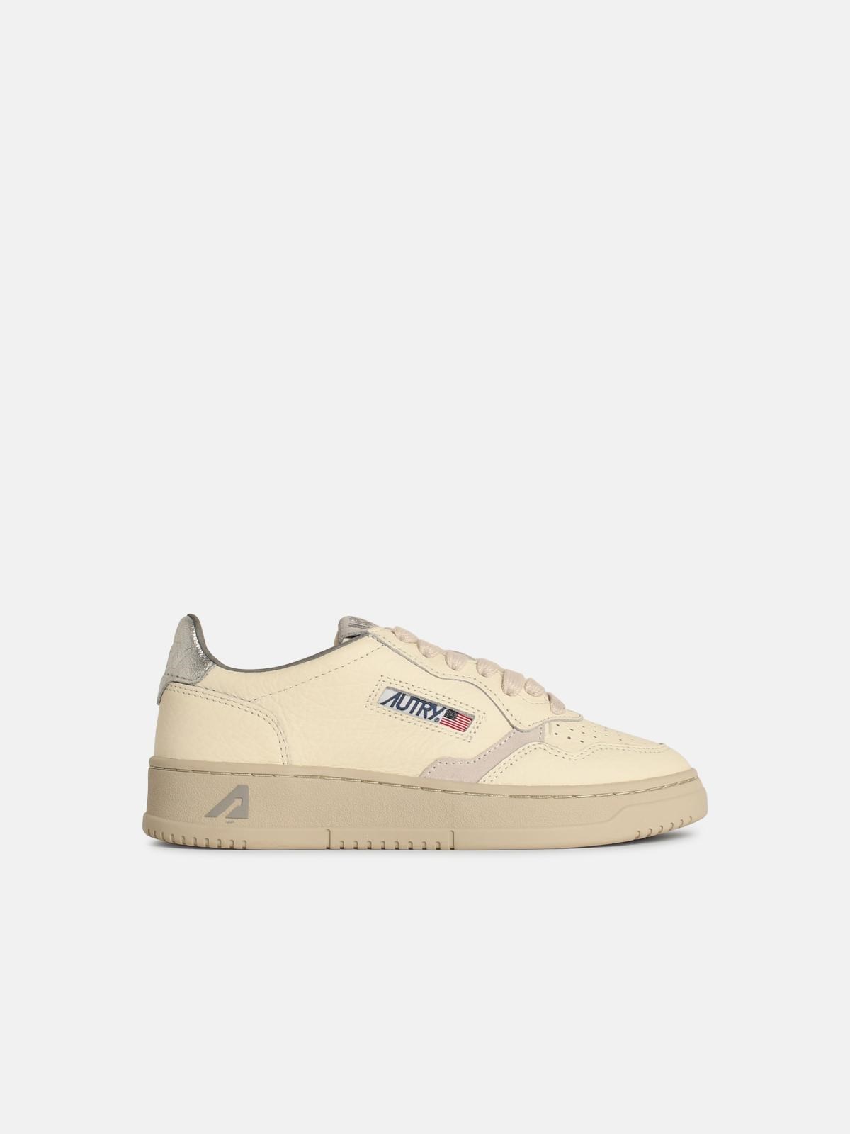 Autry White Leather Sneakers