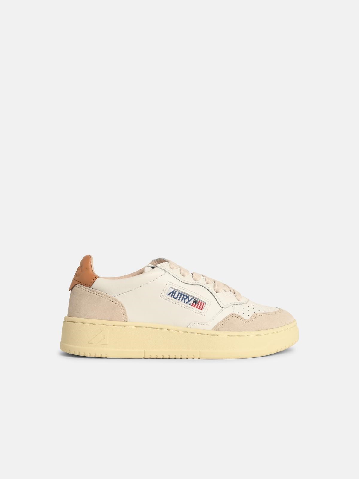 Autry White Leather Sneakers