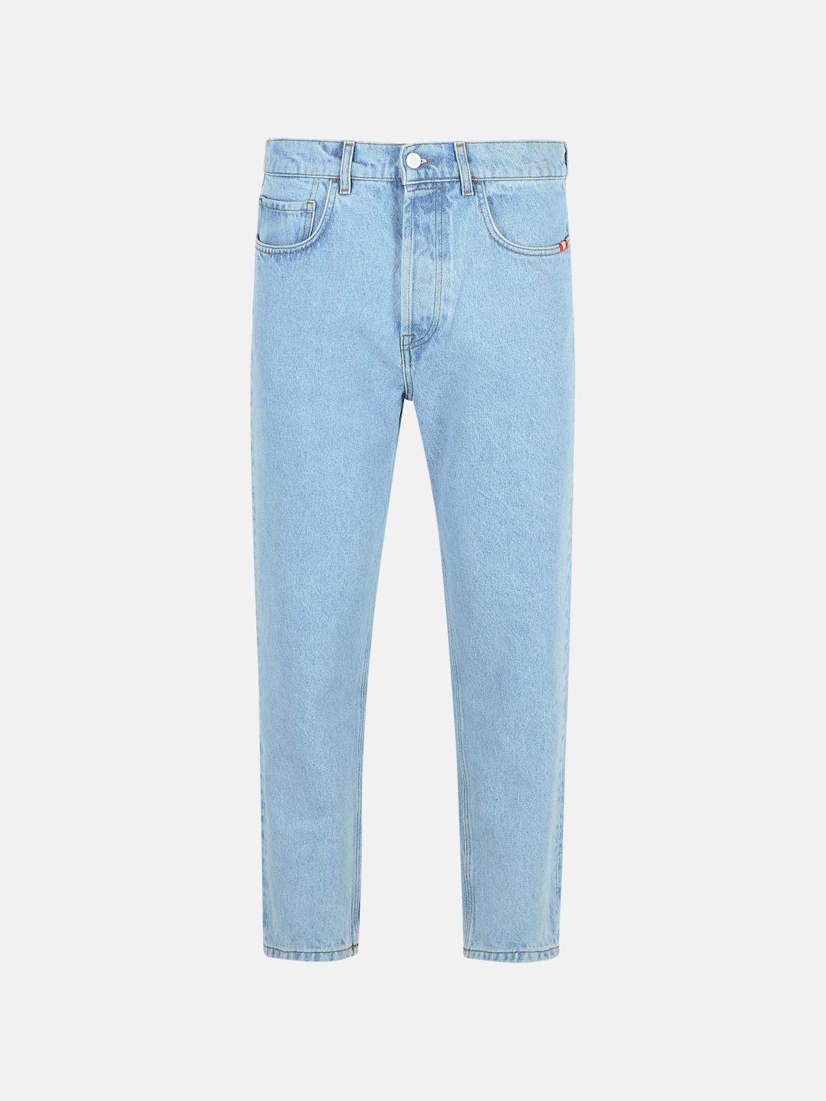 Amish 'jeremiah' Light Blue Denim Jeans In Light Blue