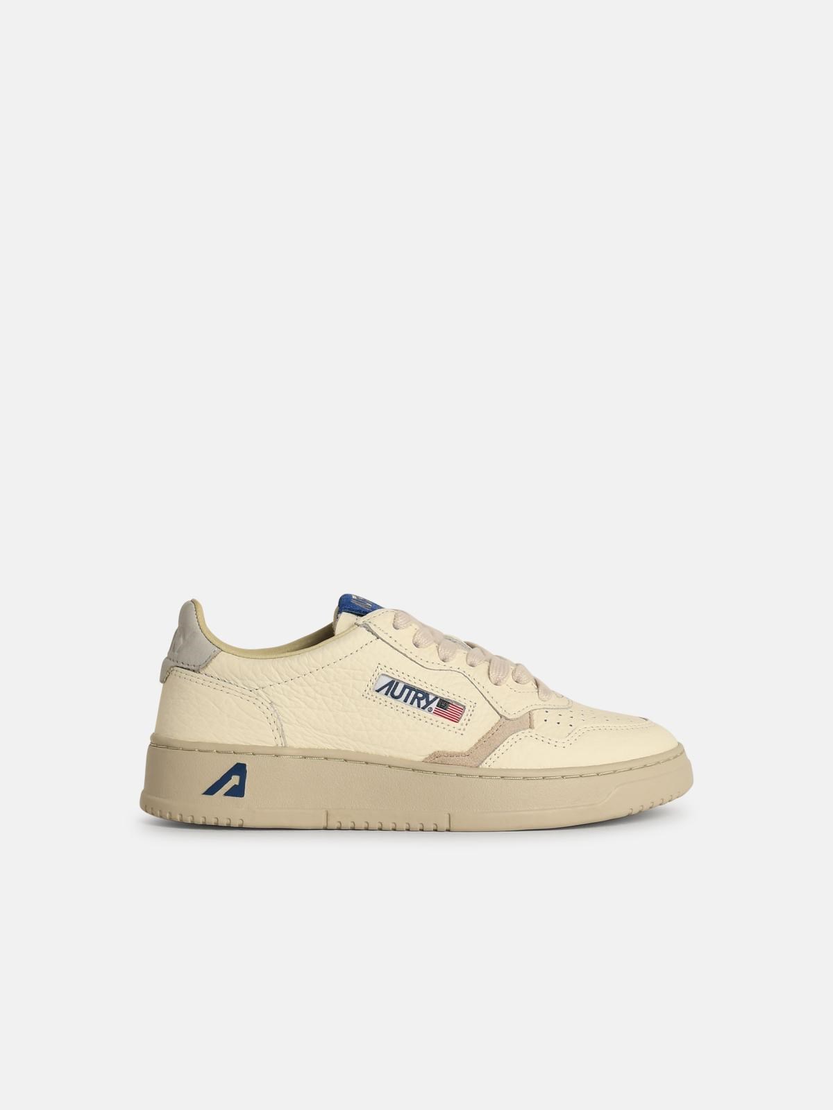 Autry White Leather Sneakers